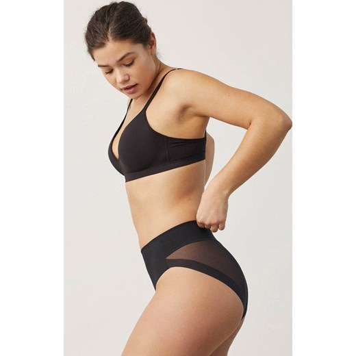 Figi damskie wyszczuplające z tiulem czarne 19610, Kolor czarny, Rozmiar M, YSABEL MORA ze sklepu Intymna w kategorii Majtki damskie - zdjęcie 179825281