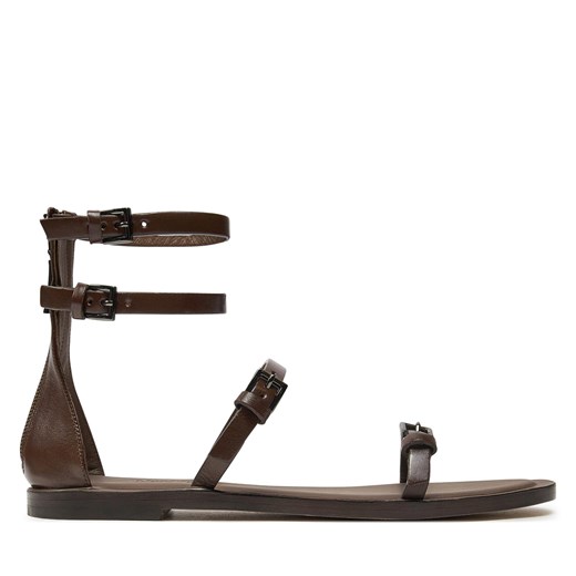 Sandały Max Mara Evegflat 24145210326 Brązowy Max Mara 40 eobuwie.pl