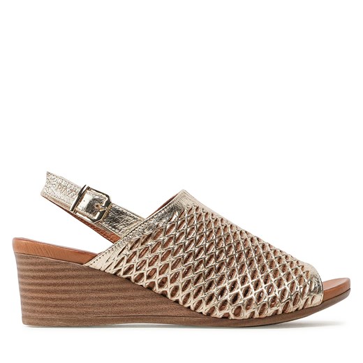 Sandały Piazza 910134 Złoty Piazza 39 eobuwie.pl wyprzedaż