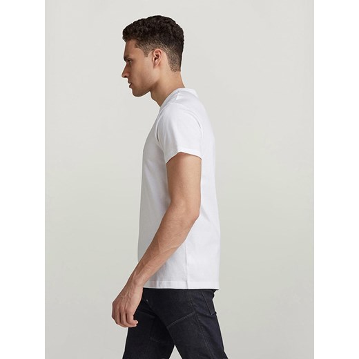T-shirt męski G-Star biały
