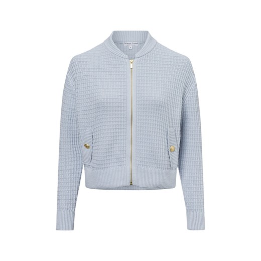 Marie Lund Kardigan damski Kobiety Bawełna jasnoniebieski wypukły wzór tkaniny Marie Lund M wyprzedaż vangraaf