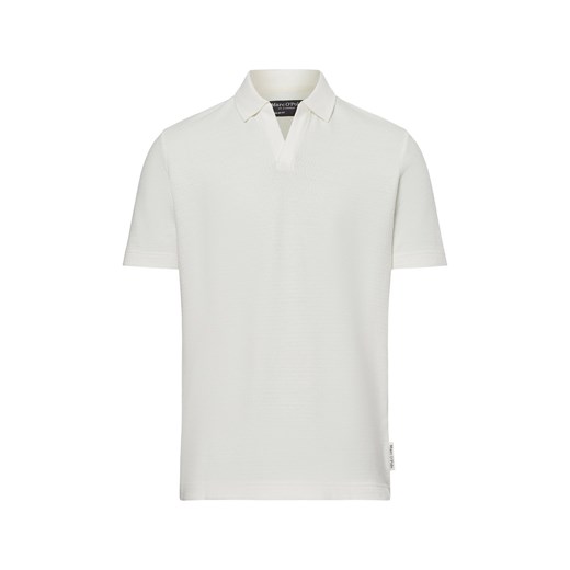 Marc O'Polo Męska koszulka polo z dzianiny Mężczyźni Bawełna écru jednolity ze sklepu vangraaf w kategorii T-shirty męskie - zdjęcie 179827992