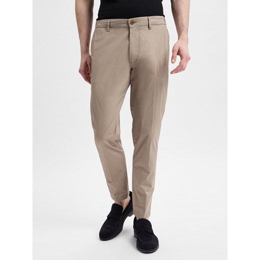 Drykorn Chino - Ajend Mężczyźni Bawełna wielbłądzi jednolity ze sklepu vangraaf w kategorii Spodnie męskie - zdjęcie 179828034