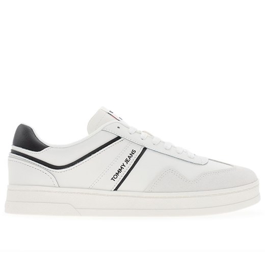 Buty męskie Tommy Jeans The Greenwich EM0EM01571-TCR - białe ze sklepu streetstyle24.pl w kategorii Buty sportowe męskie - zdjęcie 179828123