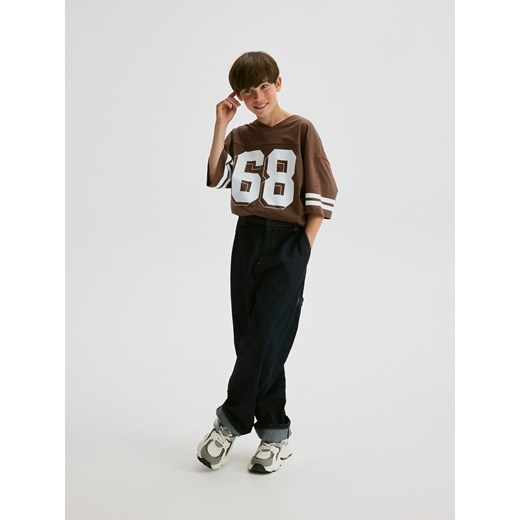 Reserved - Classic denim baggy - granatowy Reserved 116 (5-6 lat) Reserved