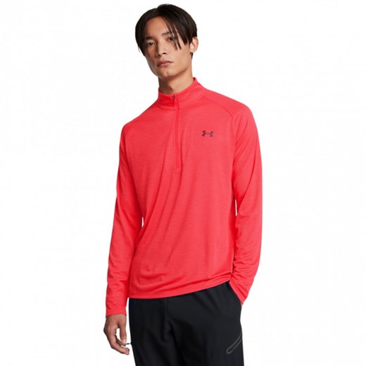 Męski longsleeve treningowy Under Armour UA Tech Textured 1/2 Zip - czerwony Under Armour XL Sportstylestory.com promocja