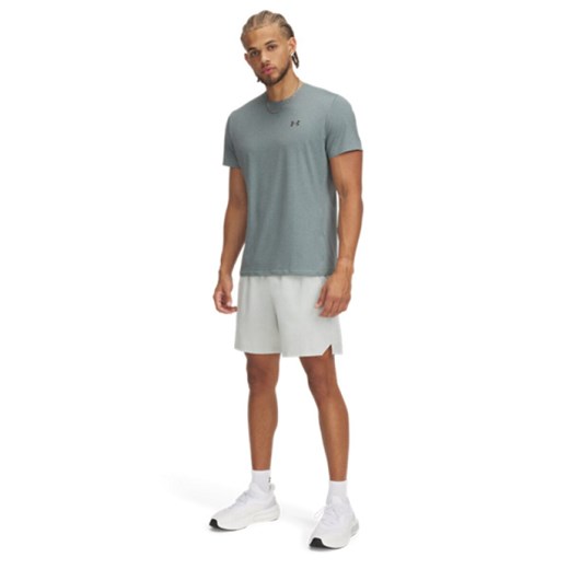 Męskie spodenki treningowe Under Armour UA Vanish Woven 6in Shorts - zielone ze sklepu Sportstylestory.com w kategorii Spodenki męskie - zdjęcie 179836332