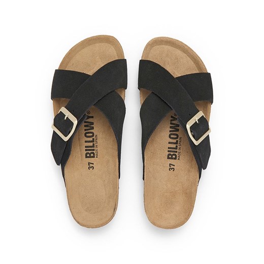 Klapki damskie Billowy na lato na płaskiej podeszwie bez zapięcia casual 