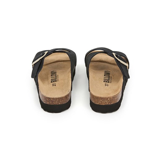 Klapki damskie Billowy czarne na lato bez zapięcia casual 