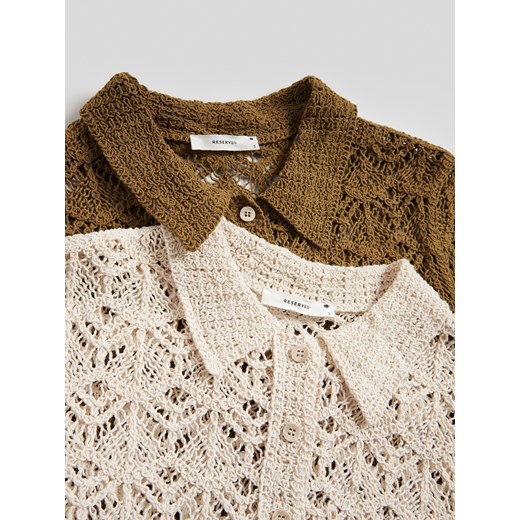 Bluzka damska Reserved z kołnierzykiem 