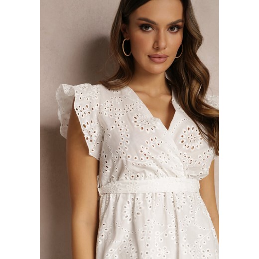 Biała Sukienka Adaelle Renee S okazyjna cena renee.pl