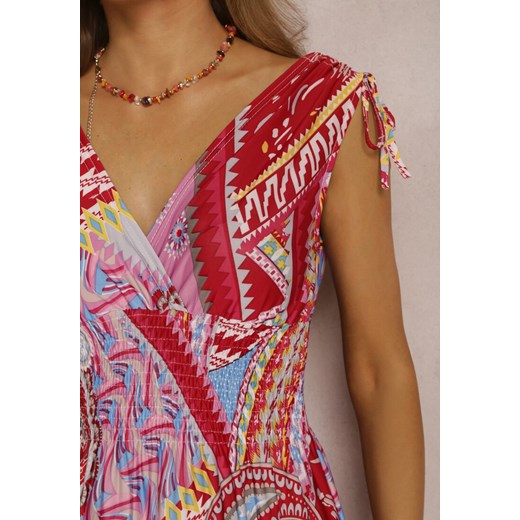 Bordowa Sukienka Dianano Renee M promocyjna cena renee.pl