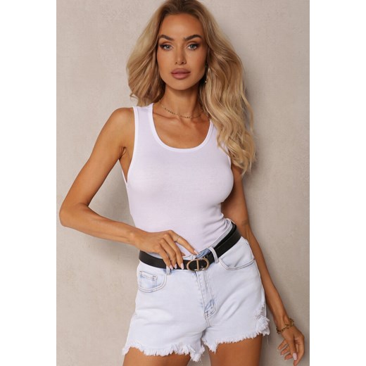 Biały Top Bawełniany Philista Renee XL wyprzedaż renee.pl