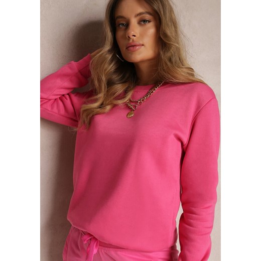 Fuksjowa Bluza Hullu ze sklepu renee.pl w kategorii Bluzy damskie - zdjęcie 179846590