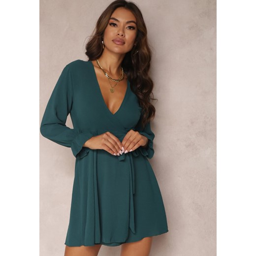 Ciemnozielona Sukienka Parthameia Renee S promocyjna cena renee.pl