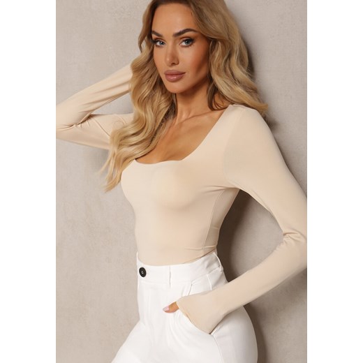 Jasnobeżowa Bluzka Seliusei Renee L wyprzedaż renee.pl
