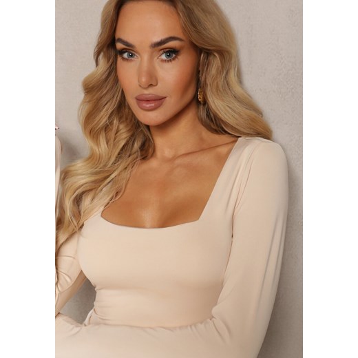 Jasnobeżowa Bluzka Seliusei Renee L promocyjna cena renee.pl