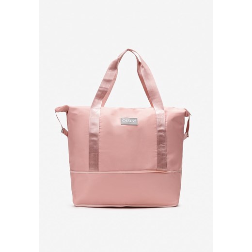 Różowa Duża Torebka Shopper z Rączką Wraithia ze sklepu renee.pl w kategorii Torby Shopper bag - zdjęcie 179881302