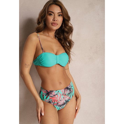 Miętowe Bikini z Wiązaniem na Plecach Yesmine ze sklepu renee.pl w kategorii Stroje kąpielowe - zdjęcie 179896900