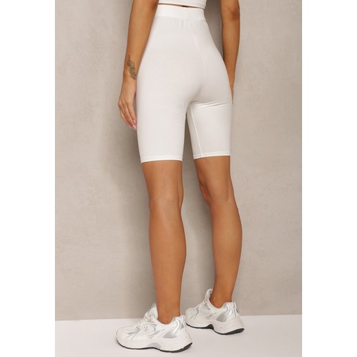 Szorty białe Renee z bawełny 