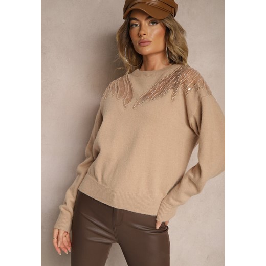Sweter damski beżowy Renee 