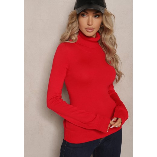 Czerwony Golf o Klasycznym Fasonie Portiana Renee M okazja renee.pl