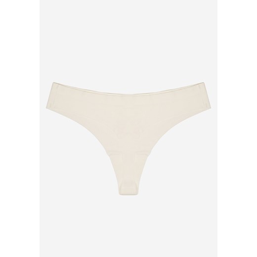 Białe Majtki o Kroju Stringów Bezszwowe Keliola Renee L/XL okazja renee.pl