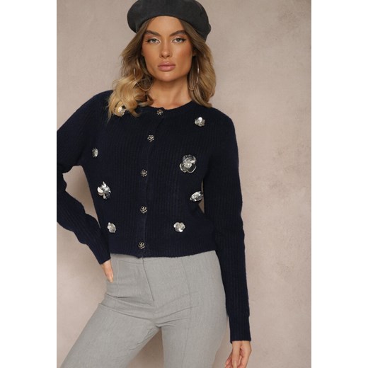 Sweter damski Renee z okrągłym dekoltem 