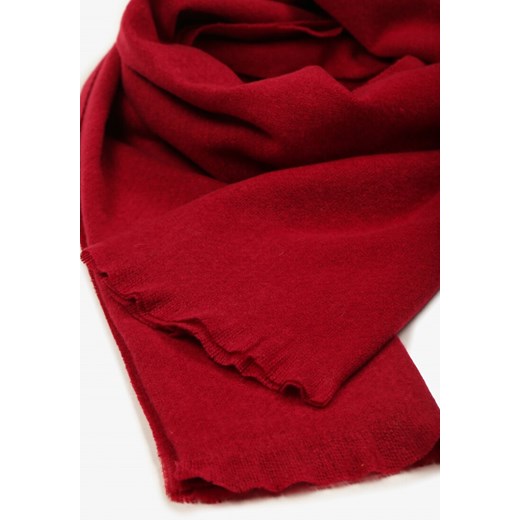Bordowy Casualowy Szalik z Wełną i Wiskozą Batisha Renee ONE SIZE renee.pl promocja