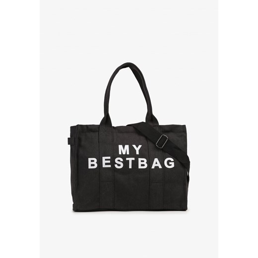 Czarna Torebka Typu Shopper z Plecionki Sevisha ze sklepu renee.pl w kategorii Torby letnie - zdjęcie 179937583