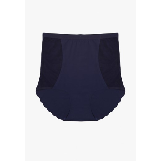 Granatowa Bezszwowa Bielizna modelująca Majtki High Waist Falawena ze sklepu renee.pl w kategorii Bielizna wyszczuplająca - zdjęcie 179958034