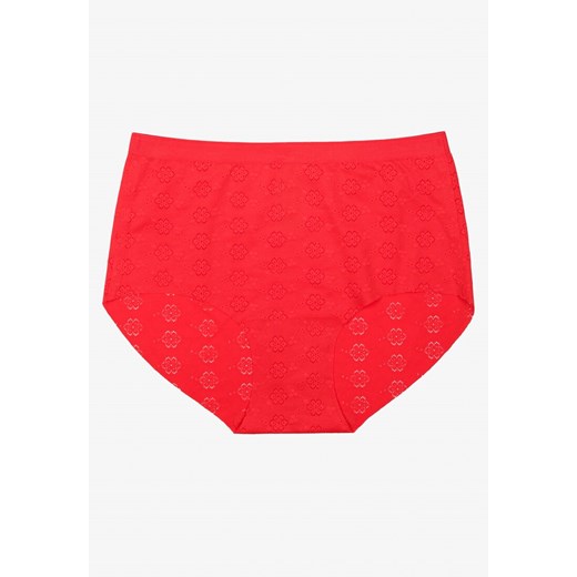 Czerwona Bielizna Modelująca Majtki High Waist Lilialira ze sklepu renee.pl w kategorii Bielizna wyszczuplająca - zdjęcie 179958082