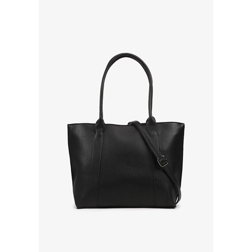Czarna Duża Torebka Tote w Stylu Casual Firpio ze sklepu renee.pl w kategorii Torby Shopper bag - zdjęcie 179958162