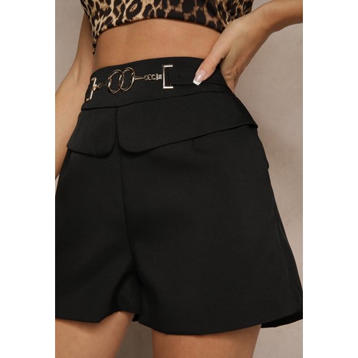 Czarne szorty Renee klasyczne 