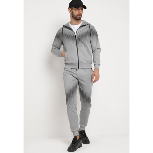 Ciemnoszary 2-Częściowy Komplet Dresowy Pyrhania 2XL promocja born2be.pl