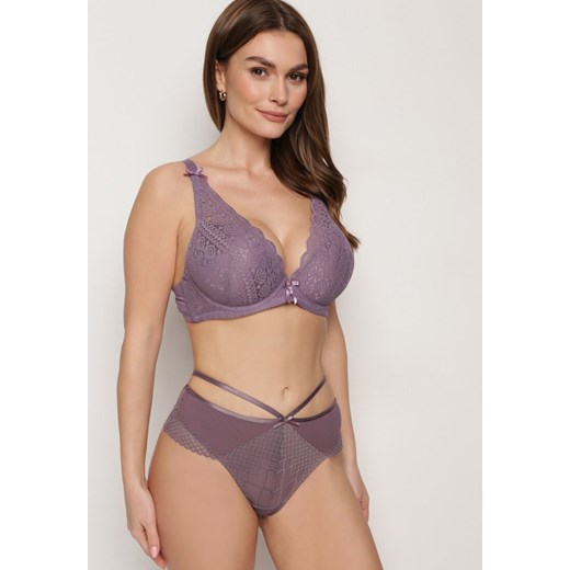 Biustonosz Born2be fioletowy 
