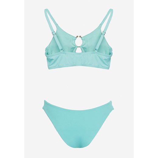 Miętowe Dwuczęściowe Bikini Usztywniany Biustonosz Zakładany przez Głowę z 42 promocyjna cena born2be.pl