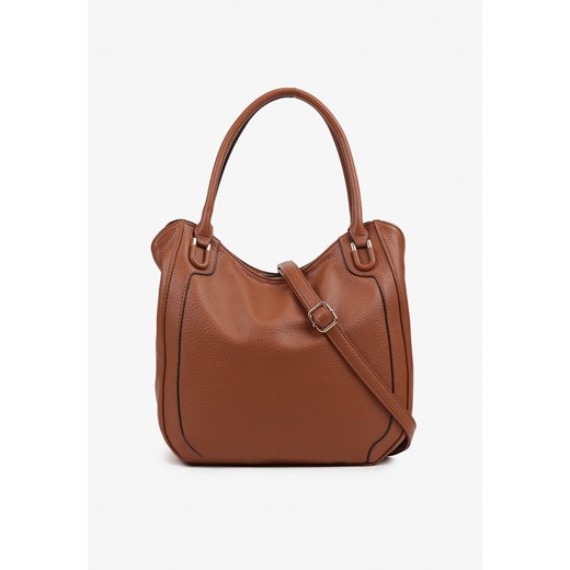 Brązowa Torebka Shopperka Haliravia ze sklepu born2be.pl w kategorii Torby Shopper bag - zdjęcie 180144133