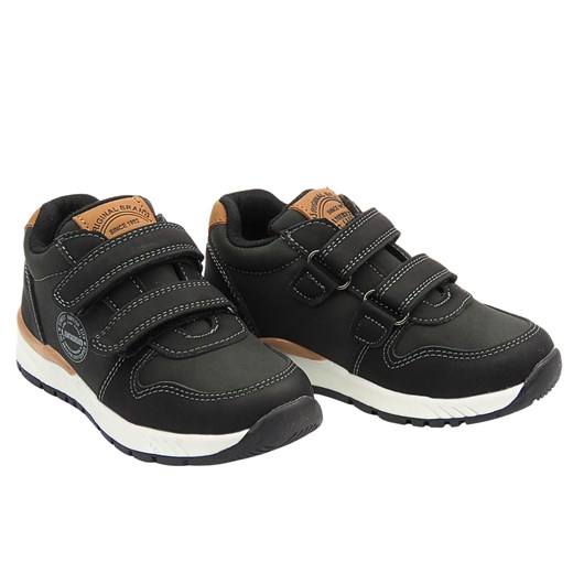 Buty dziecięce sportowe na rzepy czarne American Club XD 131 ze sklepu ulubioneobuwie w kategorii Buty sportowe dziecięce - zdjęcie 180167380