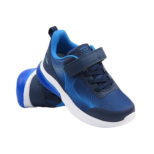 Buty sportowe dziecięce, adidasy granatowe American Club ES 172 ze sklepu ulubioneobuwie w kategorii Buty sportowe dziecięce - zdjęcie 180167531