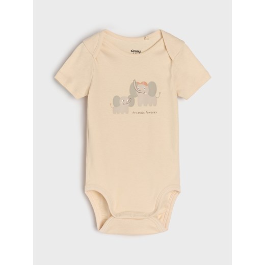 Beżowa odzież dla niemowląt Sinsay 
