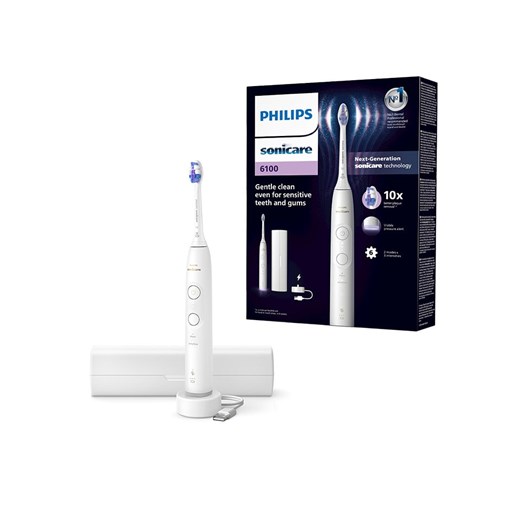 PHILIPS sonicare Szczoteczka soniczna &quot;Philips Sonicare 6100&quot; w kolorze granatowym ze sklepu Limango Polska w kategorii Szczoteczki do zębów - zdjęcie 180173271