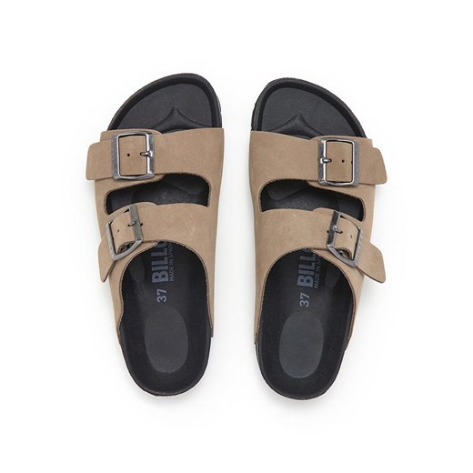 billowy Skórzane klapki w kolorze brązowym Billowy 39 promocyjna cena Limango Polska