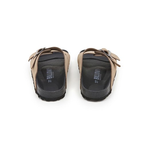 billowy Skórzane klapki w kolorze brązowym Billowy 38 okazyjna cena Limango Polska