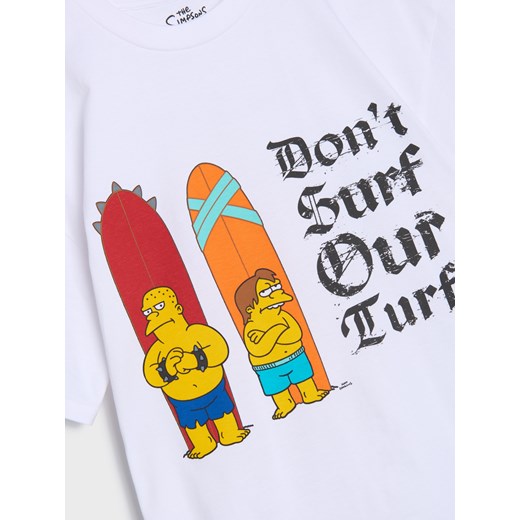 Sinsay - Koszulka The Simpsons - biały Sinsay 164 Sinsay