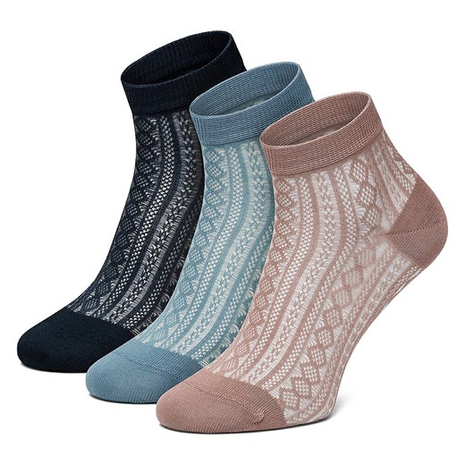 Skarpetki NINE WEST KR_NW_SHINY_Z_SS25 (3 PACK) ze sklepu ccc.eu w kategorii Skarpetki damskie - zdjęcie 180179553