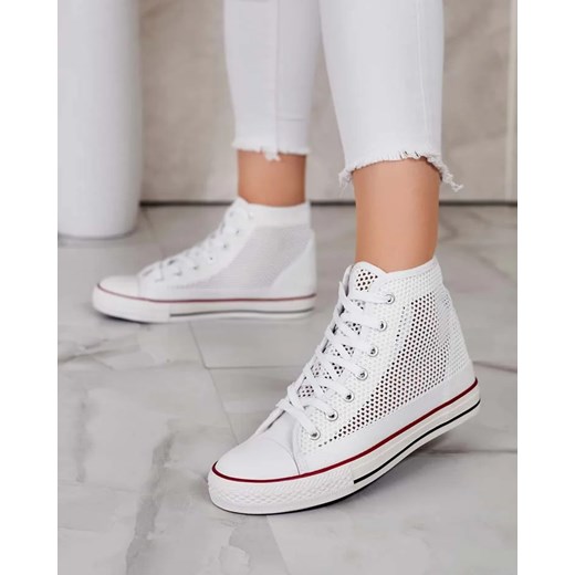 Royalfashion Damskie ażurowe trampki Nizzef ze sklepu royalfashion.pl w kategorii Trampki damskie - zdjęcie 180181602