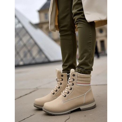 Royalfashion Damskie trapery Miszuz ze sklepu royalfashion.pl w kategorii Workery damskie - zdjęcie 180182484