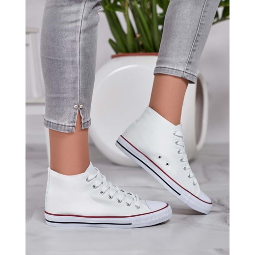 Royalfashion Damskie wysokie trampki Tumossa ze sklepu royalfashion.pl w kategorii Trampki damskie - zdjęcie 180183052