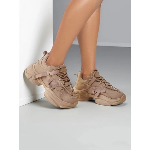 Royalfashion Sportowe sneakersy damskie na platformie Rensis ze sklepu royalfashion.pl w kategorii Buty sportowe damskie - zdjęcie 180185713